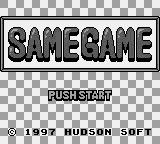 Same Game Title Screen
